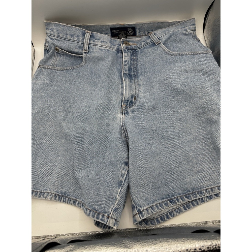 Venezia Vintage Jorts Shorts Size 14 6" Inseam EUC Light Wash CT2